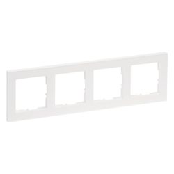 Legrand Abdeckrahmen SEANO+ 4-fach, 86x300mm, Thermoplast, Ultraweiß, 765184... LEGRAND-765184 3414972549035 (Abb. 1)