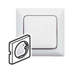 Legrand Universal-Abdeckung Creo, 46,5mm, Kunststoff, Ultraweiß, 776219... LEGRAND-776219 3245067762196 (Abb. 1)