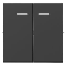 Legrand Serienwippe SEANO, mit Lichtauslass, Thermoplast, Schwarz, 55,6x56x8,2mm, 76530... LEGRAND-765309 3414972543125 (Abb. 1)