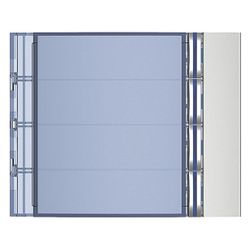 Legrand BTicino Frontblende SFERA, 4 Ruftasten, 91x114x10mm, Kunststoff, Aluminium, 352... LEGRAND-352041 8005543449288 (Abb. 1)