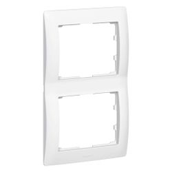 Legrand Rahmen 2-fach senkrecht Galea Ultraweiß, 91x154x12mm, Kunststoff, Weiß, 771006... LEGRAND-771006 3245067710067 (Abb. 1)
