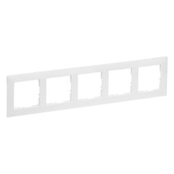Legrand 5-fach Rahmen SEANO, 87x372mm, Kunststoff, Ultraweiß, 765175... LEGRAND-765175 3414972550024 (Abb. 1)