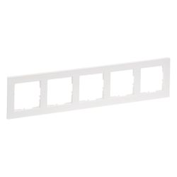 Legrand Abdeckrahmen SEANO+ 5-fach, 86x371x10mm, Kunststoff, Ultraweiß... LEGRAND-765185 3414972549288 (Abb. 1)