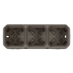 Legrand Aufputzgehäuse Plexo New 3-fach, 82x226x57mm, Thermoplast, Anthrazit, 069603L... LEGRAND-069603L 3414971879904 (Abb. 1)