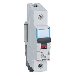 Legrand Leitungsschutzschalter TX3 B16A, 1-polig, 6kA, 1TE, Grau, 403357... LEGRAND-403357 3414970386304 (Abb. 1)