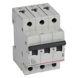 Legrand Leitungsschutzschalter RX3 B32A, 3-polig, 6kA, 400V, 3TE, Grau, 419172... LEGRAND-419172 3414970367358 (Abb. 1)