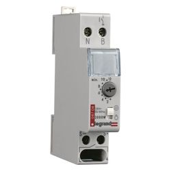 Legrand Treppenlichtzeitschalter Rex800Multi, 230V, 0,5-12 min, 1 Schließer, 1 TE, 70mm... LEGRAND-004704 4010957047047 (Abb. 1)