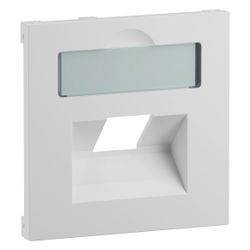 Legrand SEANO Zentralplatte 1x RJ45, mit Beschriftungsfeld, Unterputz, Kunststoff, Ultr... LEGRAND-765158 3414972544863 (Abb. 1)