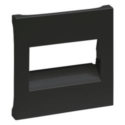 Legrand Abdeckung RJ45 SEANO 765354, Zentralplatte, Unterputz, Kunststoff, Schwarz, 1 S... LEGRAND-765354 3414972546720 (Abb. 1)