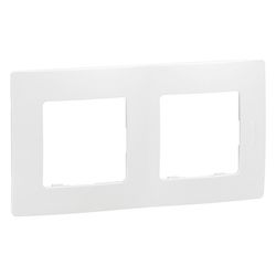 Legrand Niloe Rahmen 2-fach, 86x156x10mm, Thermoplast, Ultraweiß, 665002... LEGRAND-665002 3245066650029 (Abb. 1)