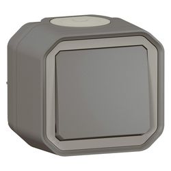 Legrand Feuchtraum-Aufputz-Taster Plexo New, 10 A, 250 V, IP55, IK08, Steckklemme, Ant... LEGRAND-069790L 3414972110464 (Abb. 1)