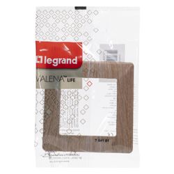 Legrand Rahmen 1-fach Valena Life, 86x86x10mm, Thermoplast, Light Wood, 754181... LEGRAND-754181 3414970455352 (Abb. 1)