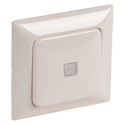 Legrand Wippe Kontroll Aus-/Wechselschalter Creo 776161, 82x82mm, Thermoplast, Ultrawei... LEGRAND-776161 3245067761618 (Abb. 1)