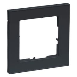 Legrand 1-fach Rahmen SEANO+, 86x86x10mm, Kunststoff, Anthrazit, 765481... LEGRAND-765481 3414972548076 (Abb. 1)