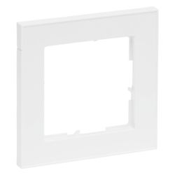 Legrand Abdeckrahmen SEANO+ 1-fach, 86x86x10mm, Kunststoff, Ultraweiß, 765181... LEGRAND-765181 3414972547963 (Abb. 1)