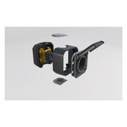 Legrand Aufputzgehäuse Plexo New 069601L, 1-fach, IP44, 85x82x57mm, Thermoplast, Anthr... LEGRAND-069601L 3414971879843 (Abb. 1)