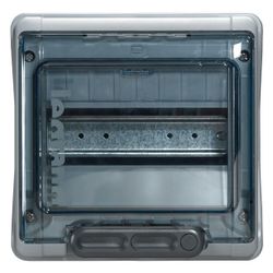 Legrand Feuchtraumverteiler Plexo3, IP65, IK09, 1-reihig, 8 Module, 200x200x115,6mm, Ku... LEGRAND-601978 3245066019789 (Abb. 1)