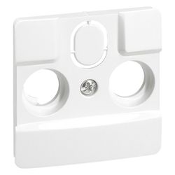 Legrand TV-R-SAT-Abdeckung Niloe, 2-/3-Loch, Unterputz, Kunststoff, Ultraweiß, 664767... LEGRAND-664767 3245066647678 (Abb. 1)