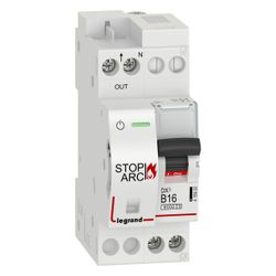 Legrand Brandschutzschalter DX3 STOP ARC, 16A, 6kA, 2TE, 415922... LEGRAND-415922 3414971169388 (Abb. 1)