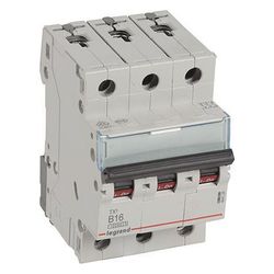 Legrand Leitungsschutzschalter TX3 B 16A, 3-polig, 10kA, 400V, 3TE, Grau, 404126... LEGRAND-404126 3414970392695 (Abb. 1)