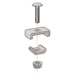 Legrand Cablofil Verbindungskit KITASSTR, Schraubverbinder, 50-600mm, Stahl, Zink, CM... LEGRAND-CM558081 3599075580816 (Abb. 1)