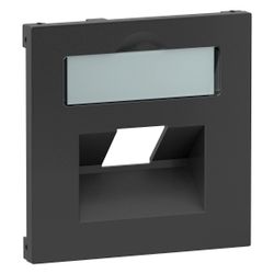 Legrand SEANO Zentralplatte für RJ45, mit Beschriftungsfeld, Unterputz, Kunststoff, Ant... LEGRAND-765458 3414972544894 (Abb. 1)