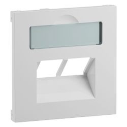 Legrand Abdeckung SEANO, 2x RJ45, mit Beschriftungsfeld, Unterputz, Kunststoff, Ultrawe... LEGRAND-765159 3414972544740 (Abb. 1)
