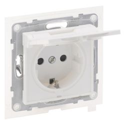 Legrand Schutzkontakt-Steckdose SEANO 765124, 16 A, 250 V, IP44, Kunststoff, Ultraweiß... LEGRAND-765124 3414972550451 (Abb. 1)