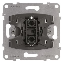 Legrand Wechselschalter SEANO, 10 AX, 250V, Steckklemme, Unterputz, 72,9x72,9x40mm, 765... LEGRAND-765010 3414972553223 (Abb. 1)