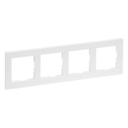Legrand Abdeckrahmen SEANO+ 4-fach, 86x300mm, Thermoplast, Ultraweiß, 765184... LEGRAND-765184 3414972549035 (Abb. 1)