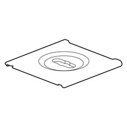 Legrand Cablofil Klemmstück CE40, 58,5x50x3,5mm, Edelstahl, CM558058... LEGRAND-CM558058 3599075580588 (Abb. 1)
