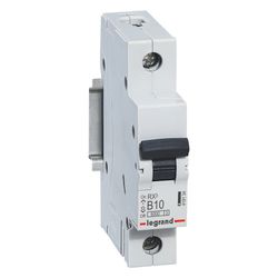 Legrand Leitungsschutzschalter RX3 419134, 10A, 1-polig, 6kA, 1TE, Grau... LEGRAND-419134 3414970366665 (Abb. 1)