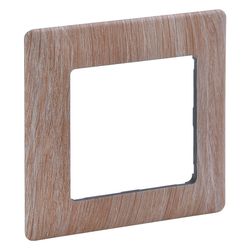 Legrand Rahmen 1-fach Valena Life, 86x86x10mm, Thermoplast, Light Wood, 754181... LEGRAND-754181 3414970455352 (Abb. 1)