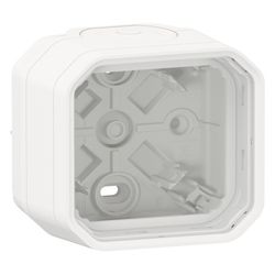 Legrand Aufputzgehäuse Plexo New 1fach, IP44, 82x85x57mm, Thermoplast, Ultraweiß, 0696... LEGRAND-069689L 3414971881518 (Abb. 1)