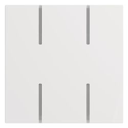 Legrand Tastenabdeckung Seano 2-modulig, 55,5x55,5x6,7mm, Kunststoff, Ultraweiss, 76561... LEGRAND-765614 3414972617529 (Abb. 1)