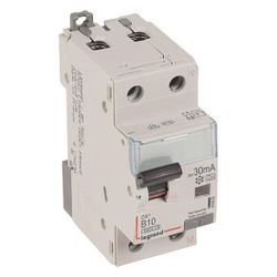 Legrand FI/LS-Schalter DX3, 10A, B-Charakteristik, 1P+N, 6kA, 30mA, Typ A, 230V, 2TE... LEGRAND-410963 3414970351364 (Abb. 1)