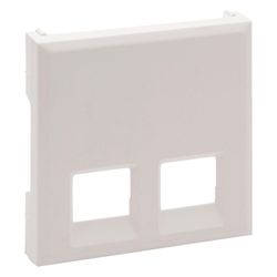 Legrand Abdeckung Niloe Step 2-fach RJ11/RJ45, Unterputz, Thermoplast, Ultraweiß, 86414... LEGRAND-864143 3414971124394 (Abb. 1)