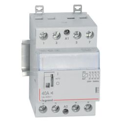 Legrand Installationsschütz CX3, 40A, 4 Schließer, 230V, mit Handschalter, 412562... LEGRAND-412562 3245064125628 (Abb. 1)