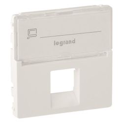 Legrand Abdeckung RJ11/RJ45 Valena Life, mit Beschriftungsfeld, 1-fach, Kunststoff, Ult... LEGRAND-755470 3414970461360 (Abb. 1)