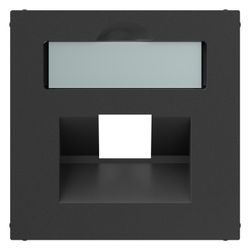 Legrand SEANO Zentralplatte für RJ45, mit Beschriftungsfeld, Unterputz, Kunststoff, Ant... LEGRAND-765458 3414972544894 (Abb. 1)