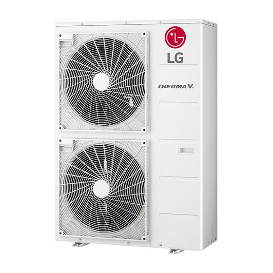 LG Hydrosplit Außengerät 12,0 kW Therma V R32 Wärmepumpe HU123MRB.U30