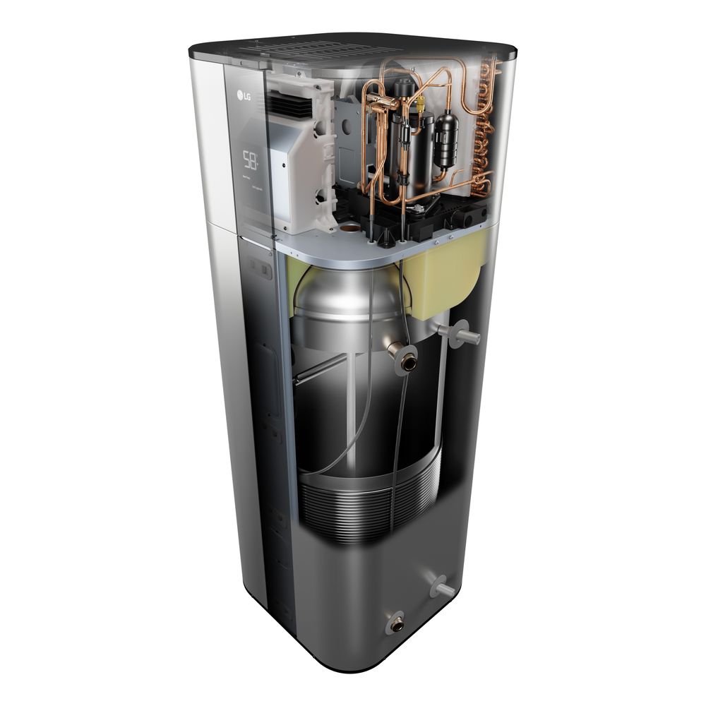 LG Warmwasser-Wärmepumpe Therma V 200l, WH20S.F5 230V R134a Dual Inverter bodenstehend, 3,... LG-WH20S.F5 8806091100184 (Abb. 6)
