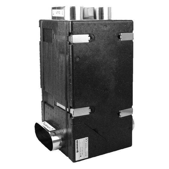 Limodor Wärmeübertrager PWT180-S, 191x79mm, Aluminium, Schwarz