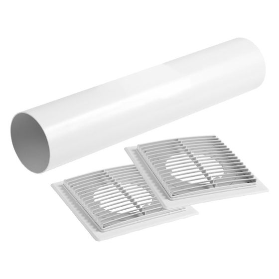 Limodor Überströmeinrichtung AIRONOVA WDH 100, 104mm Wandhülsendurchmesser, Weiß