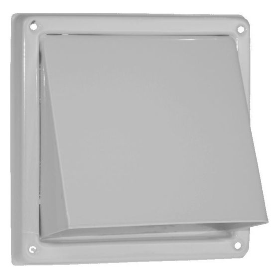 Limodor Außenhaube Airodor/ALD-S, 185x185x90mm, Edelstahl, Weiß