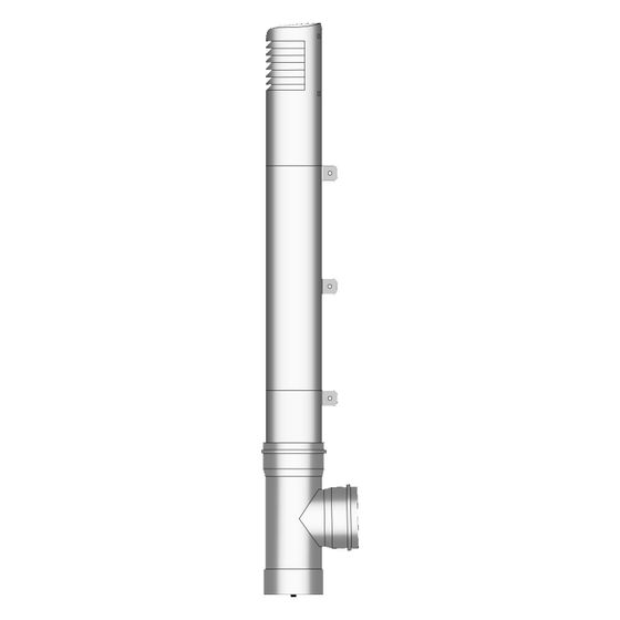 Limodor Luftkanal-Set DN160, DN160, Polypropylen, Grau