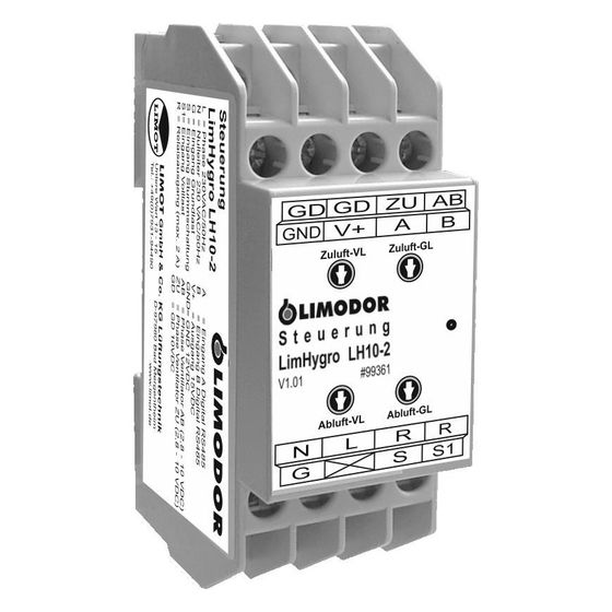 Limodor Steuerung AIRBASE Plus/Hygro LimHygro LH10-2, 90x36x57mm, IP20