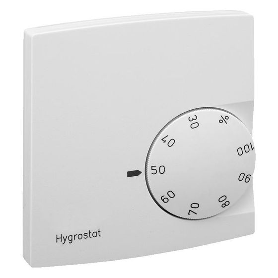 Limodor Raumhygrostat HG-mini Aufputz, 30-100 %rF, 230V, 74x74x23mm, Weiß