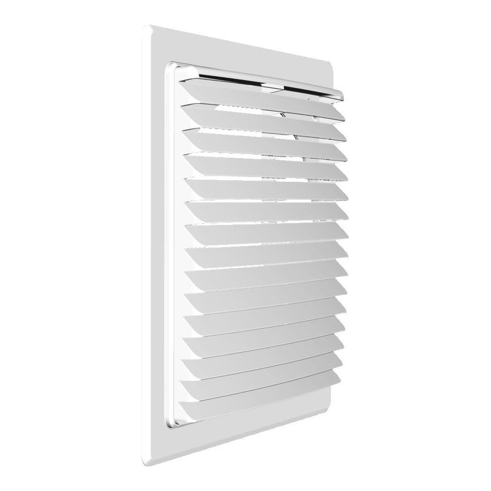 Limodor Wetterschutzgitter Airodor, 200x200x24mm, AS, Weiß... LIMODOR-38044 4043828380448 (Abb. 2)