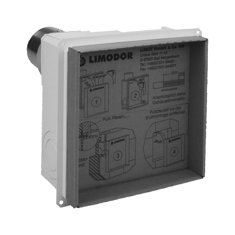 Limodor Einbaukasten compact/H-K-AP, NW 80mm, 242x242x105mm... LIMODOR-83100 4043828831001 (Abb. 2)